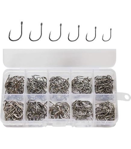 Amazon.com: GRFIT Fishing Hooks Circle Hook Sale by Bulk 1000 Pieces/lot Eyed Fishing Hook Jig Hooks 3#-15# Barbed Fishhooks Fishing Accessories Wholesale Fish Hooks (Color : Flat Head, Size : 5#) : Sports & Outdoors Amazon.com: GRFIT Fishing Hooks Circle Hook Sale by Bulk 1000 Pieces/lot Eyed Fishing Hook Jig Hooks 3#-15# Barbed Fishhooks Fishing Accessories Wholesale Fish Hooks (Color : Flat Head, Size : 5#) : Sports & Outdoors