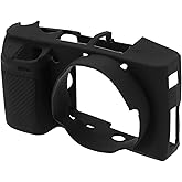 LT Easiyl Hood Case Silicone Anti-Scratch Soft Housing Protective Cover Protector Skin Compatible with Sony Alpha A6000 ILCE-6000 Digital Camera 12x7x2.3cm Black