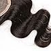 BLISSHAIR 100% Virgin Human Hair Lace Closure 3,5 X 4 Middle Part Body Wave (10inch)