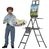 NECA - Bob Ross &ndash; 8&rdquo; Clothed Action Figure &ndash; Bob Ross | Bob Ross 8 Inch Action Figure Retro Doll Series - Bob Ross