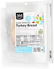 365 by Whole Foods Market, Oven-Roasted Turkey Breast Deli Slices, Value Pack, 98% Lean, 14 Ounce