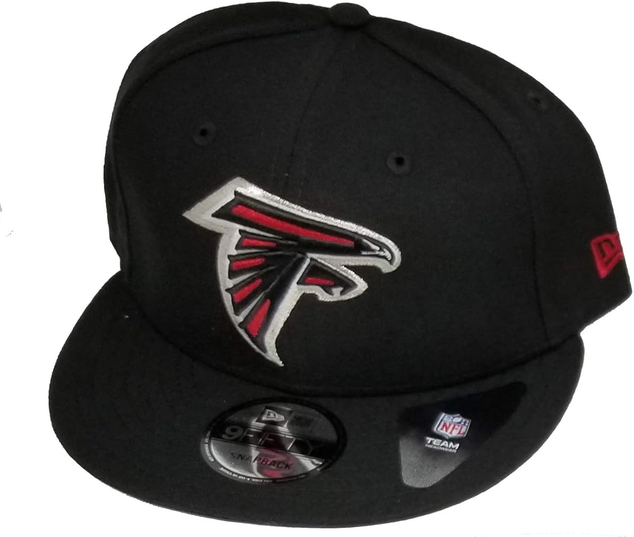 Amazon Com New Era Authentic Atlanta Falcons Black Team Color Logo Nfl 9fifty Snapback Cap Hat Black Regular Fit Clothing