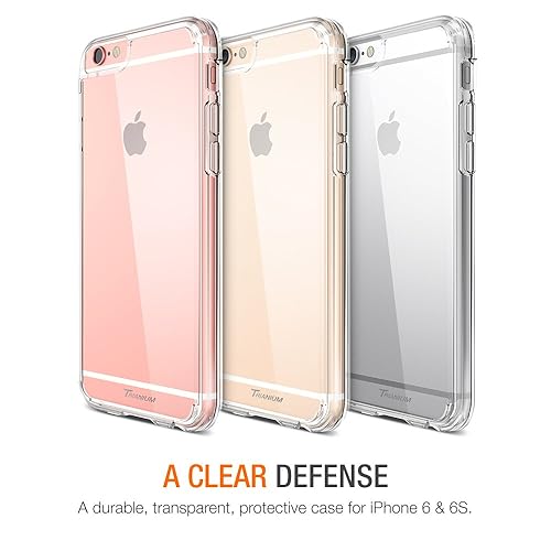 iPhone 6S Case, Trianium [Clear Cushion] Premium Clear Case Hard