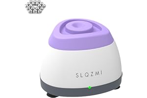 SLQZMI Mini Vortex Mixer, Nail Polish Shaker, Paint Shaker & Paint Mixer for Gel Polish, Acrylic Paints, Eyelash Adhesives, Tattoo Ink, Lab Vortex Mixer for Centrifuge Tubes and Test Tubes (Purple)