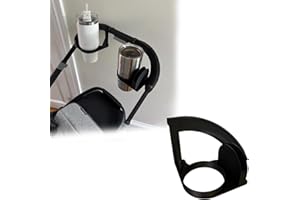 Stroller Cup Holder for UPPAbaby Vista V3 V2 Cruz V2, Insulated Tumbler and Phone Holder with Key Hooks, No Tools Installatio