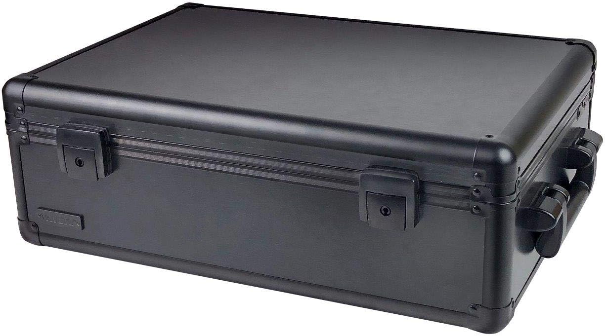 Vaultz Dorm/Storage Chest with Key Locks, 10 L x 6.5 H x 7.3 W inches, Super Tactical Black: Office Products