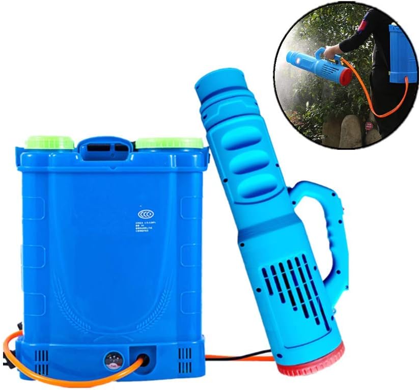 Backpack Electric Sprayer 16L Equipped with 8A 12V Battery,Pressure Atomizer with Newest Blower,Large Area Spraying, Large Range Atomization,for Garden Farmland