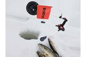 Brocraft Ice Fishing Stand Rattle Reel/Ice Fishing House and Shanty Reel/Tip-up