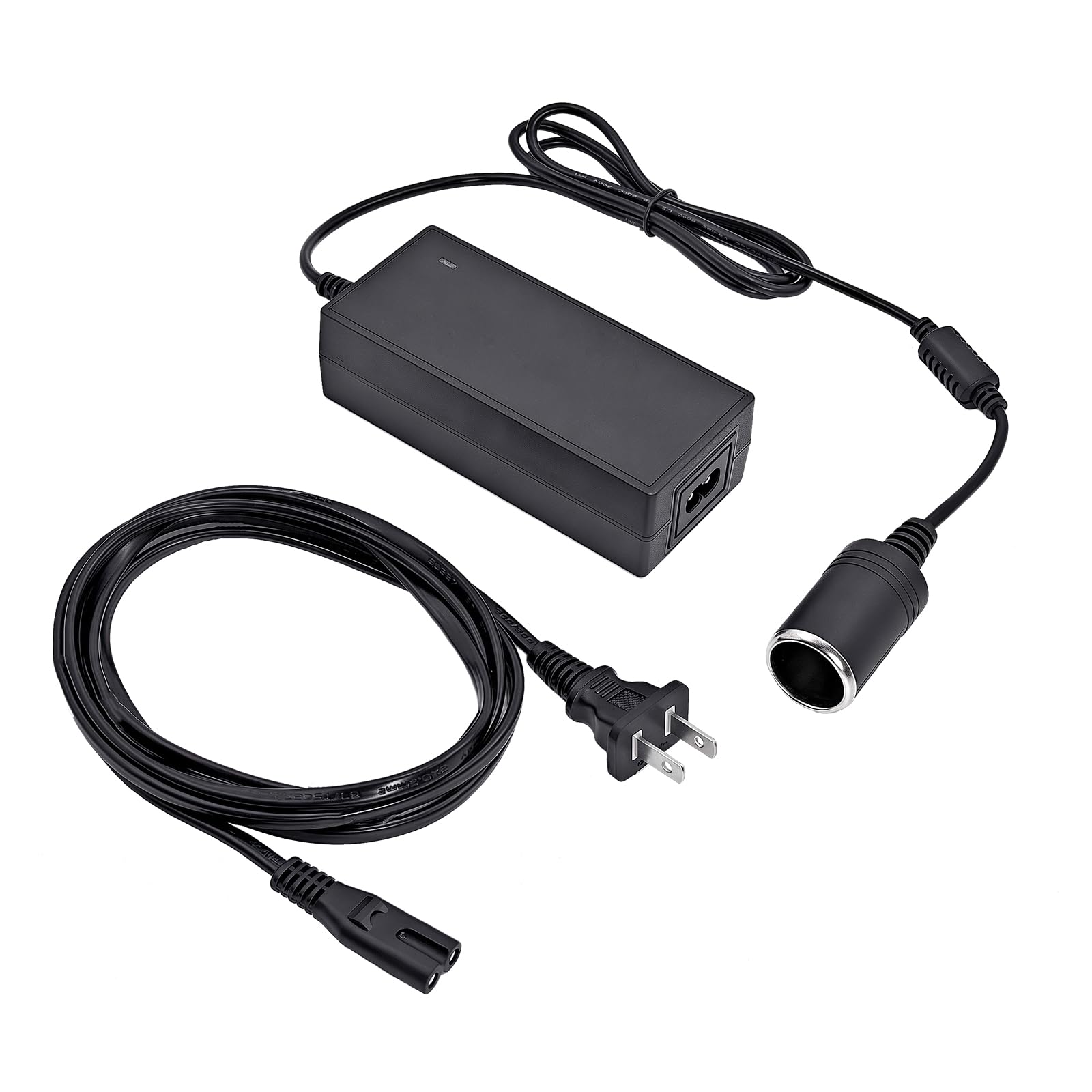 Photo 1 of 12V 5A Power Adapter Converter for Coleman Electric Cooler 5232D640T Thermoelectric Cooler 120 Volts to 12V DC Car Auto Boat RV Cigarette Lighter Plug Socket Power Supply Cord PS
