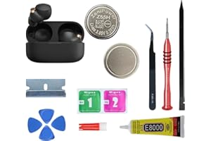 ABTTER [2PCS] Z55H Battery, Compatible with Sony Headset Battery for WF-1000XM4 • Truly Wireless Earbud Headphones Battery+ Tools