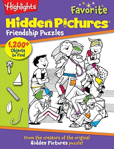 Friendship Puzzles: From the creators of the original Hidden Pictures® puzzle! (Highlights™ Hidden Pictures®) Paperback – October 1, 2013