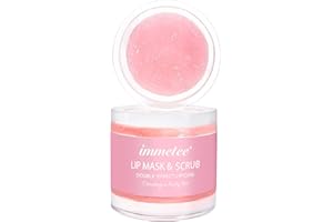 MYUANGO Lip Mask + Lip Scrub 2 in 1 Keep Mouth Moisturized Natural Ingredience Lip Care Natural Nourish Vitamin Lip Sleeping Mask