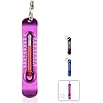 Sun Company Brrr-ometer - Snowsport Zipper Pull Thermometer for Jacket, Parka, or Backpack | Mini Outdoor Skiing & Snowboarding Keychain Thermometer