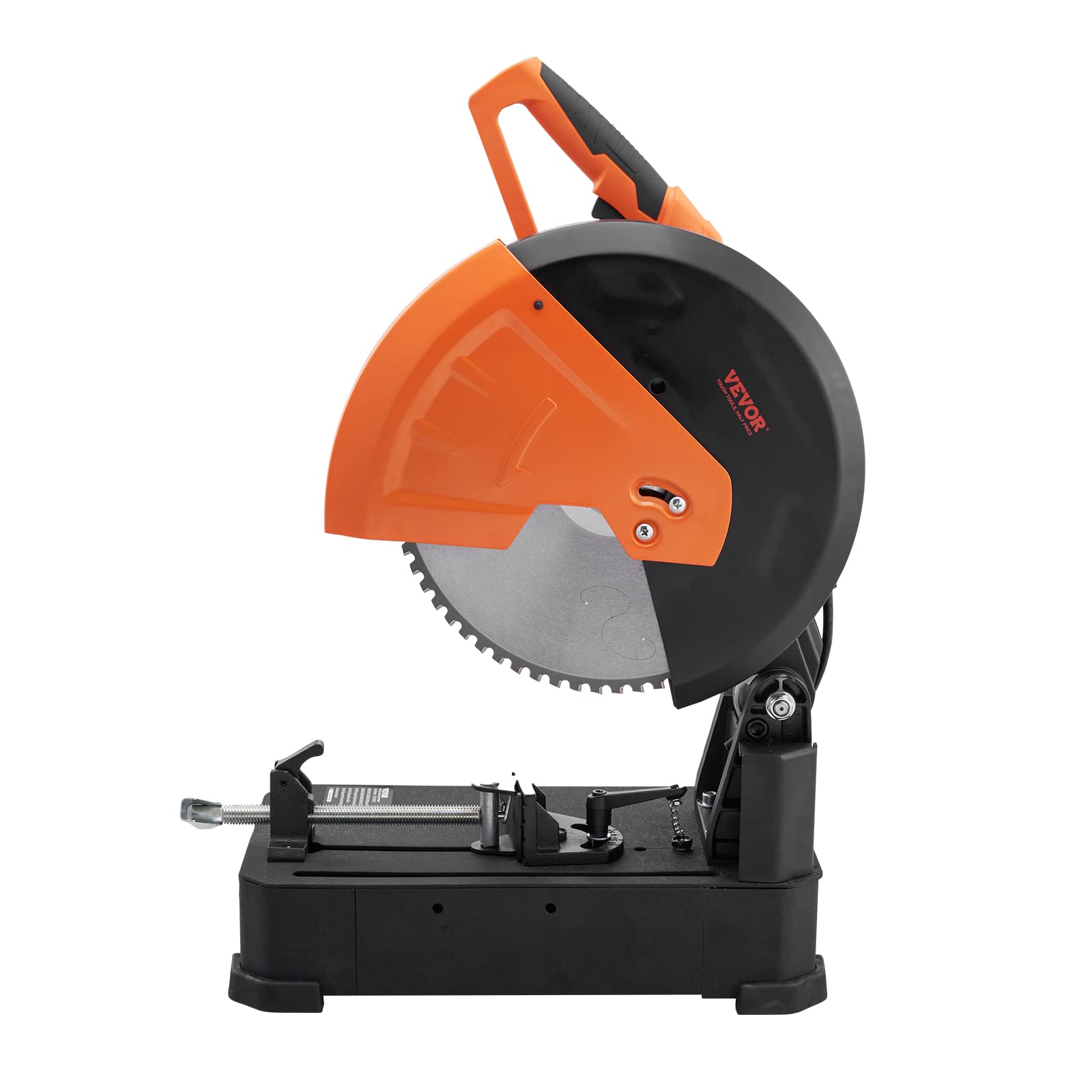 Photo 1 of VEVOR Chop Saw, 14''/355mm Blade Diameter Cut Off Saw, 2800W 1200RPM Steel Cutting Machine, 0-45° Adjustable Dry Cut Chop Saw, Miter Saw for Cold Cut Saw for Steel/Iron/Aluminum, Black