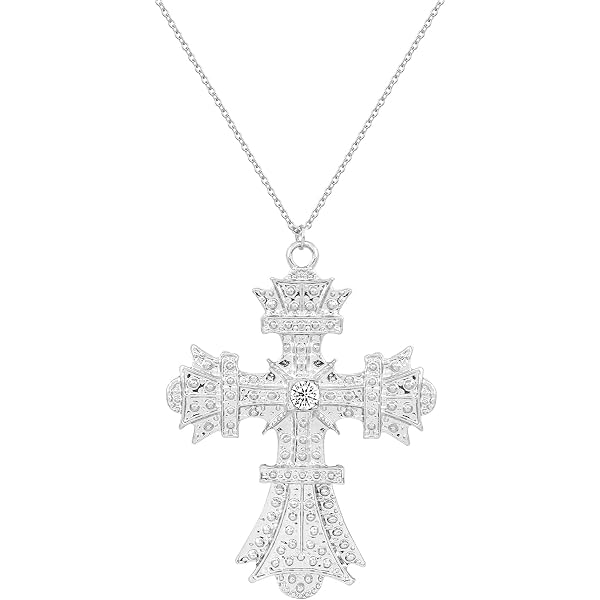 Mycitta CZ Pendant Necklace For Women - 14K Gold Plated, Tree Of Life/Cross Teardrop, Gift For Wedding/Birthday - View #10