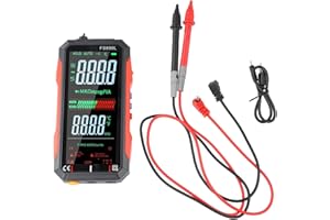 CashMuch Smart Digital Multimeter Fs899L with 6000 Counts, USB Rhargble Current Meter, Large 4.8-Inch Color Screen, for Auto 