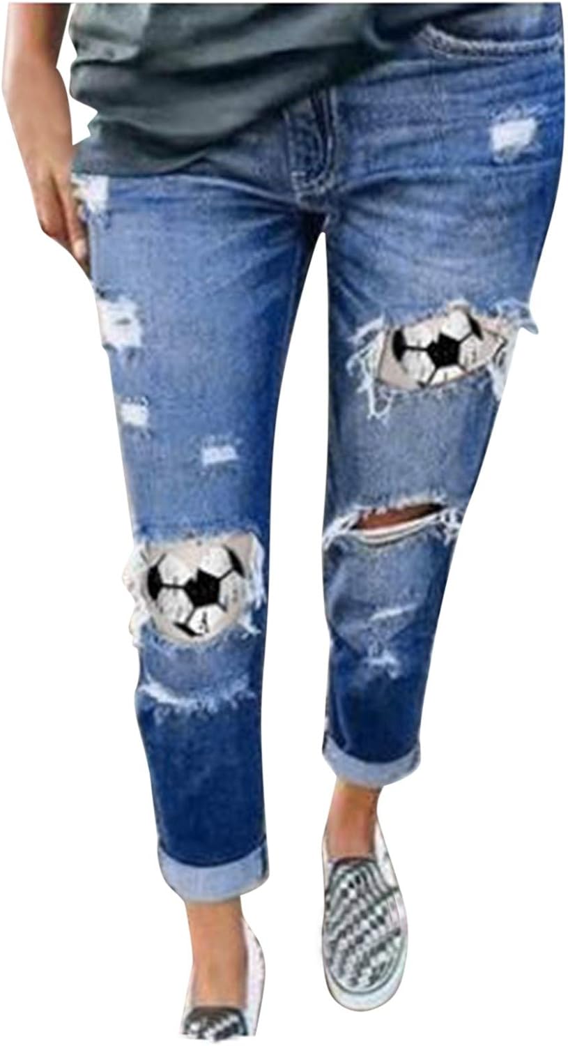 football shirt and jeans