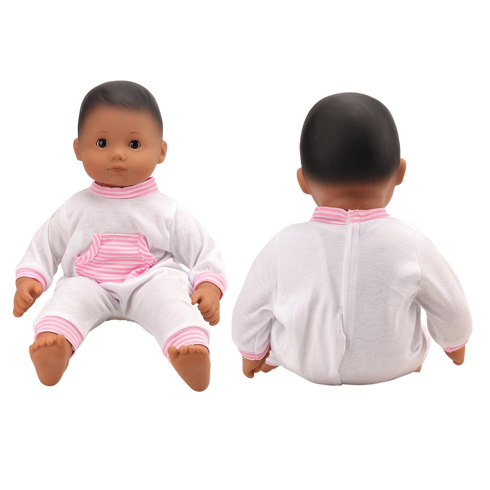 Amazon.com: Barwa Doll Clothes Accessories Doll Backpack Carrier 4pc Feeding Set and 2pc Diapers 2pc Bibs for 14-16 Inch Dolls and 18 inch Dolls: Toys & ...