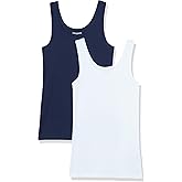 Amazon Essentials Women's Slim-Fit Tank Top, Pack of 2