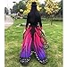 GRACIN Red Butterfly Wings Cape Mardi Gras Fairy Shawl Pixie Halloween Costume Festive Rave Accessory(78
