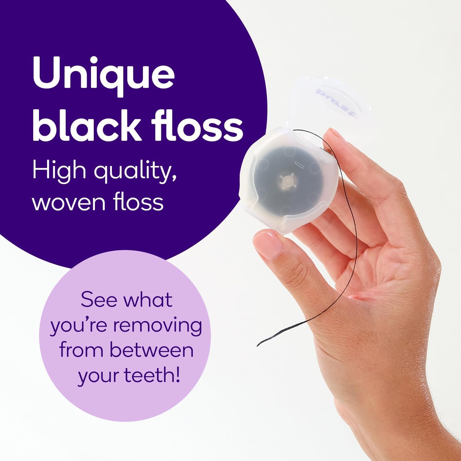 BURST Expanding Dental Floss (Mint Eucalyptus/40 Yards) | Stain Absorbing & Woven with Xylitol Coating to Fight Cavities | Vegan | Paraben Free