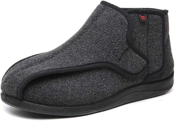 Chaussons Larges Comfylux SALLY - Fermeture Tactile, Textile - Neuf Avec Emballage - Super Confort