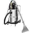 pijopang Commercial Carpet Cleaning Machine, 3 in 1 Carpet Extractor Carpet Spraying Floor Brush Cleaner Extractor Vacuum Washing Machine for Car Detailing (60L/15.8Gal)