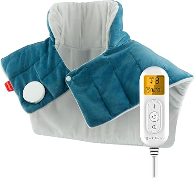 Comfytemp Weighted Neck and Shoulder Heat Pad 2.2 lb 9 Temps 11 Auto-Off