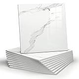 Chejiaye 10pcs Marble Peel and Stick Backsplash