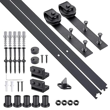 Buy Pranite Carbon Steel Sliding Barn Wood Door Hardware Track