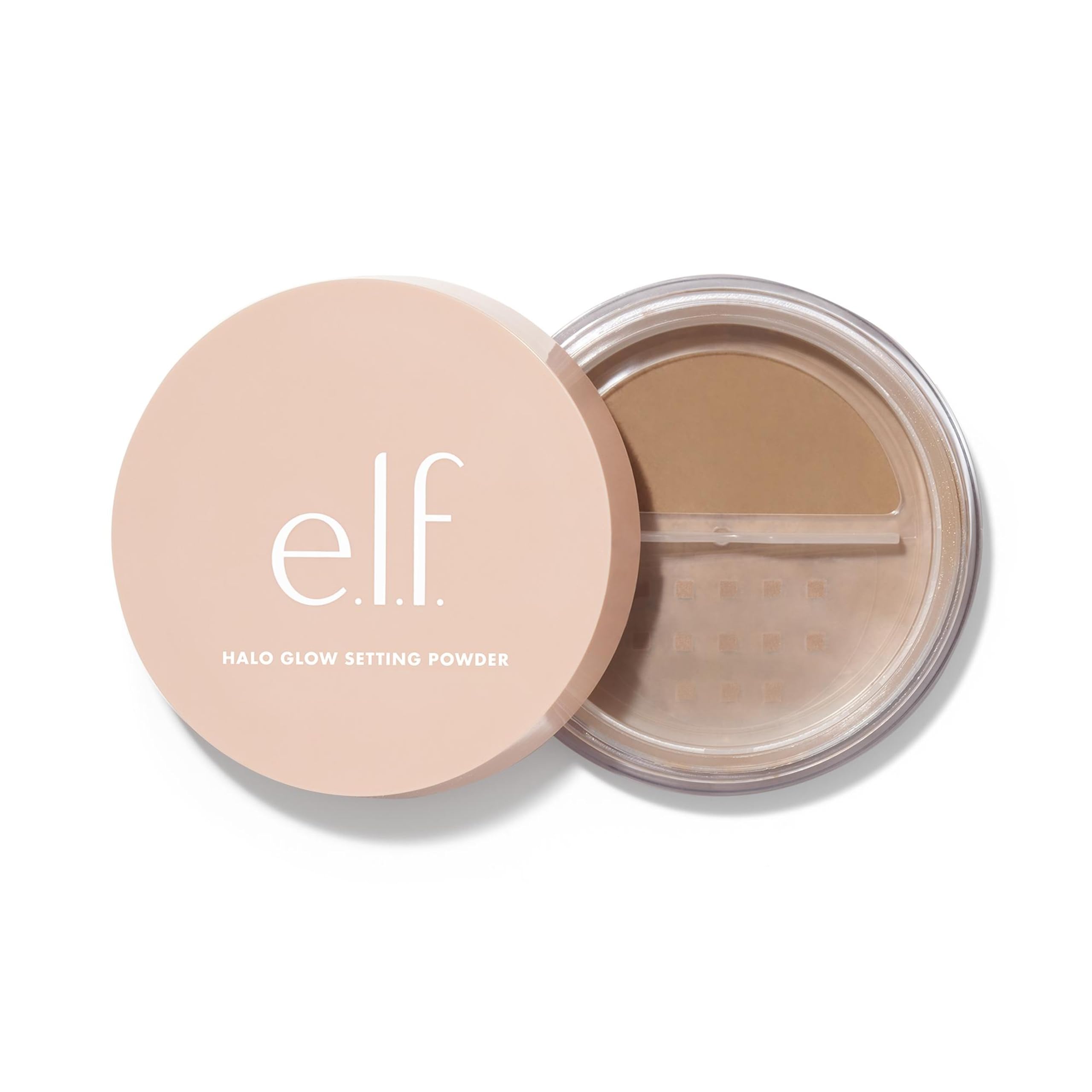 e.l.f. Halo Glow Soft Focus Setting Powder, Light & Silky Setting Powder For Creating Soft Glow Without Shine, Smooths Pores & Fine Lines, Deep — image 1