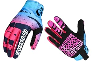 EXCEREY Racing Gloves Cycling Gloves Motorcycle Bicycle Full Finger Off-Road Outdoor Sports for Men Women & Mountaineering