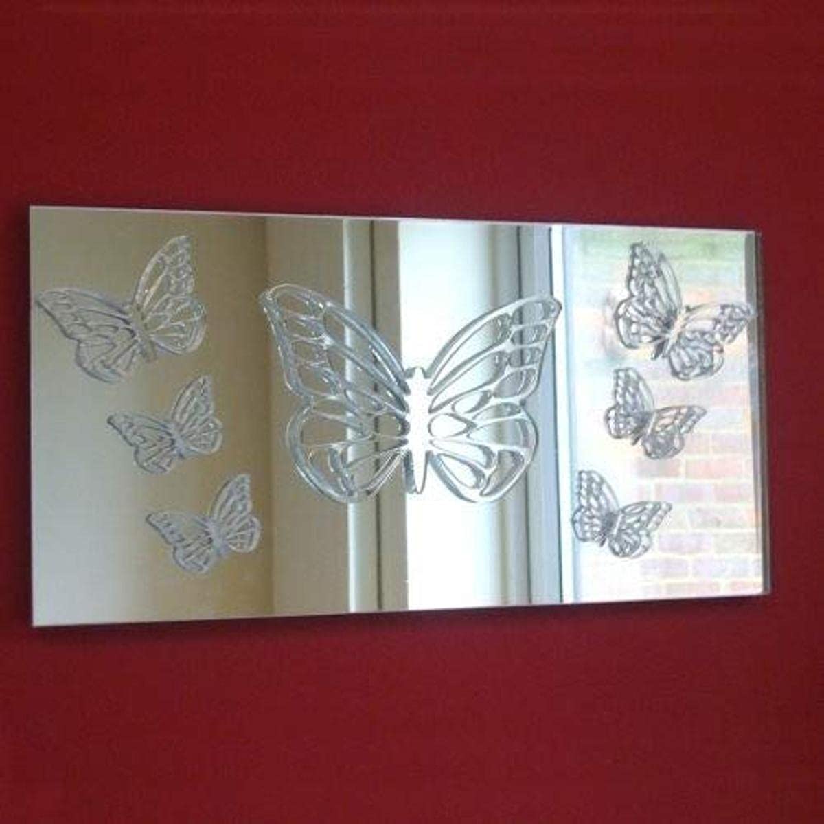 Sendmeamirror Butterfly Mirrors on Mirror 40cm x 30cm