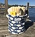 Peek-a-Bags Toy Storage Organizer Canvas Bin, Kid's Toy Storage - Books, Blocks, Baby Toys, Legos, Small Stuffed Animals. Organize Nursery, Bedroom, Playroom, Living Room, & Closets.