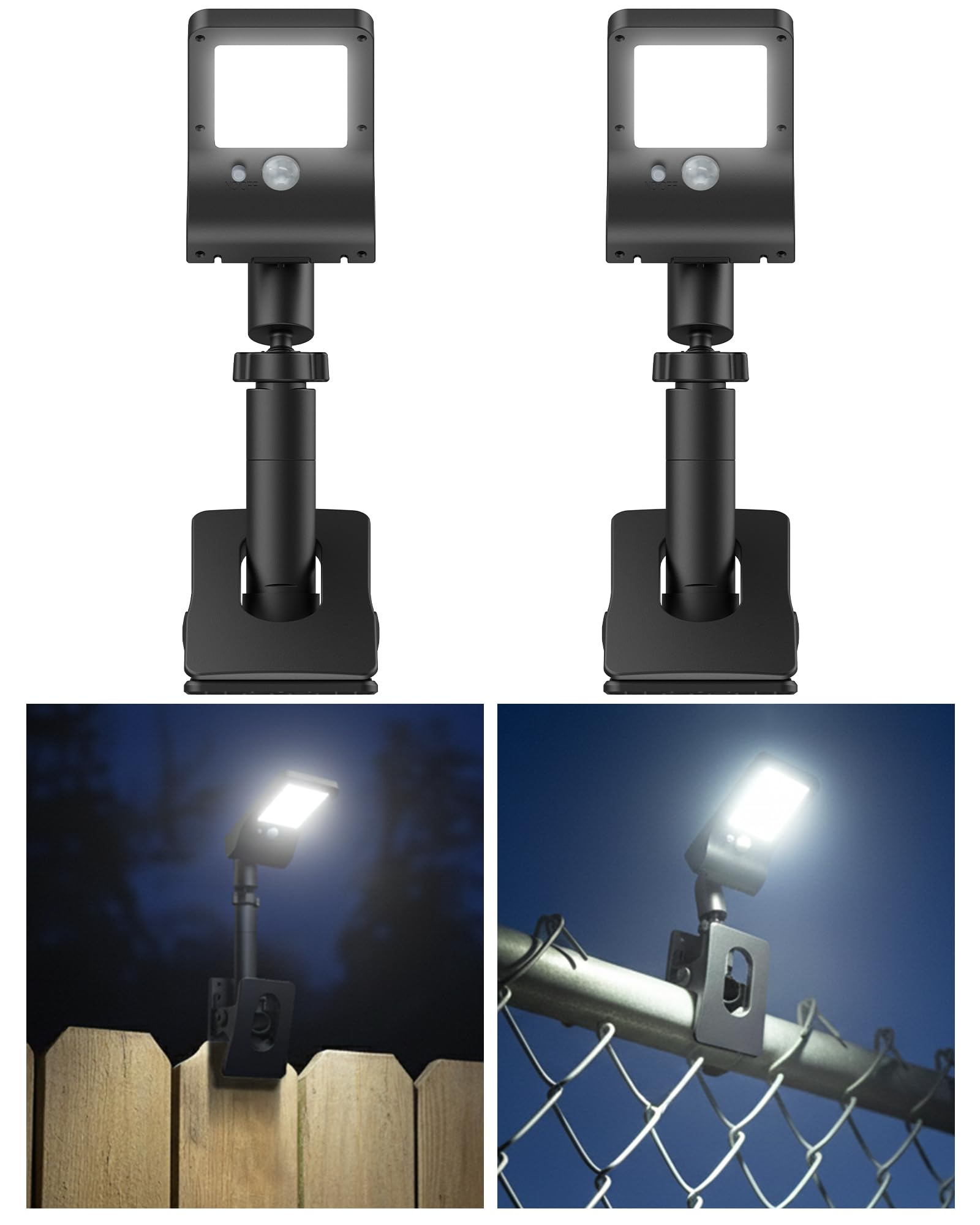 Solar Chain Link Fence Lights
