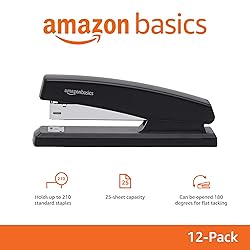 Amazon Basics 25-Sheet Capacity, Non-Slip, Office