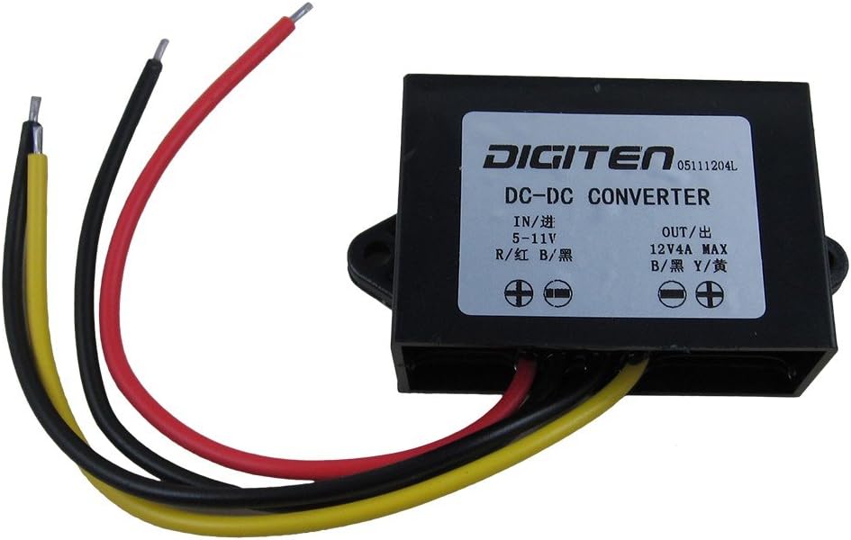 DIGITEN DC 6-11V To 12V 2A Step-Up Converter Module - Waterproof Voltage Booster - View #8