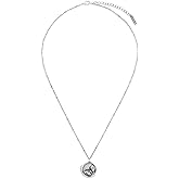 DEMDACO Courage Dear Butterfly Silver Tone One Size Fits Most Brass Metal Necklace