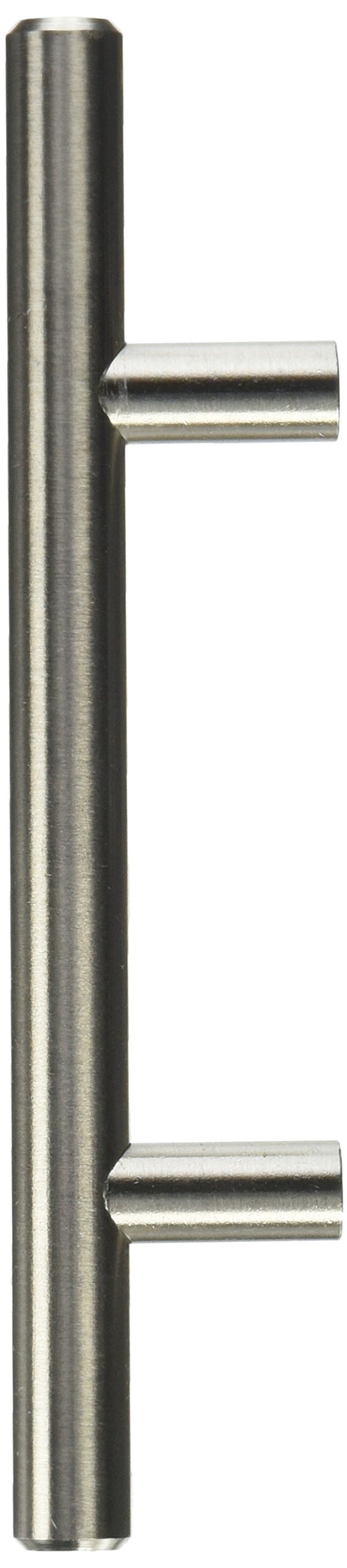 Flexzion 25 Pack Kitchen Cabinet Handles Silver Drawer Pulls 12 inch, 7.5 inch Hole Center, Stainless Steel T Bar with Satin Brushed Nickel, Hardware for Kitchen Cupboard Door Bathroom Furniture