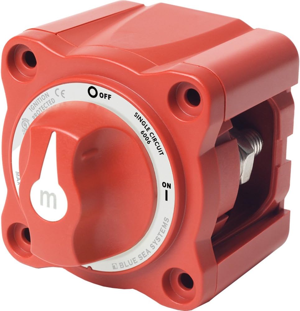 Blue Sea Systems 6006 Rv Trailer Camper Electrical Switch Battery M Series On Off W Knob