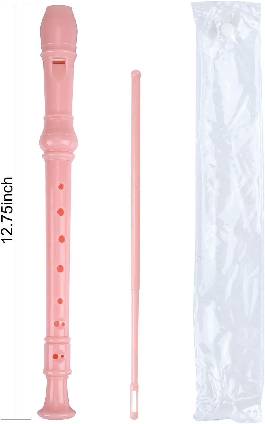 Soprano Recorder Descant Flauta Recorder 8 Hole ABS Clarinet German Style Treble flute C Key for Beginner With Fingering Chart Instructions with Cleaning Rod Bag - Image 5