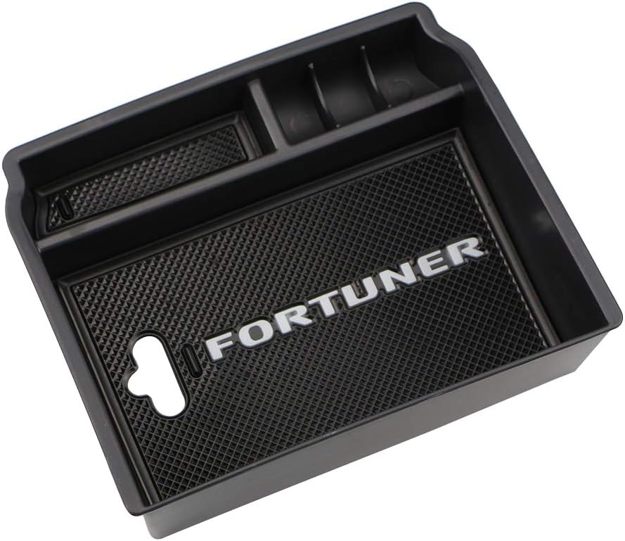 carmilla Fit 2016 2017 Toyota Fortuner An160 Armrest Storage Box Center Console Container Bin Tray Holder Case Car Organizer