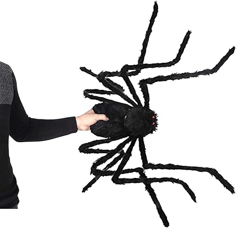 Amazon Ccinee 巨大な蜘蛛 150cm 大きいサイズ ジョーク ドッキリ いたずらグッズ ハロウィン パーテイー 二次会 ギフト プレゼント クモ150cm ジョーク どっきり おもちゃ