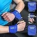 Wrist Wraps for Weightlifting, Crossfit and Gym | Lifting Straps with Wrist Support for Men and Women | Antistatic & Comfortable Grips for Powerlifting or Carpal Tunnel | Bonus Cooling Towel (1P)