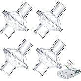Inline Filter for CPAP Universal for BiPAP Machine Inline CPAP Filters Standard Tubing Compatible with All 22mm 25mm Tube Effectively Filters 4 Pack