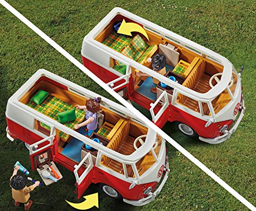 PLAYMOBIL Volkswagen 70176 T1 Camping Bus, Für Kinder ab 5 Jahren – Bild 7