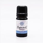 Essence Peppermint Essential Oil – 100% Pure & Therapeutic Grade – Perfect for Aromatherapy, Diffusers & Recharging Essence Nasal Diffuser Rings – Natural Stress & Mood Support (5mL)