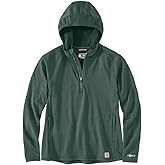 Carhartt Women's 106456 Women's Force Relaxed Fit Half-Zip Hooded T-Shirt