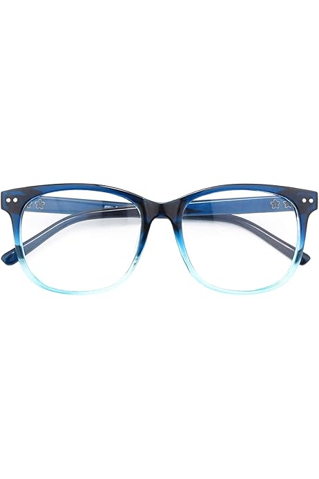 Oversized Fake Glasses for Women Men Non Prescription Glasses Clear Lens Glasses Eyeglasses, 201581