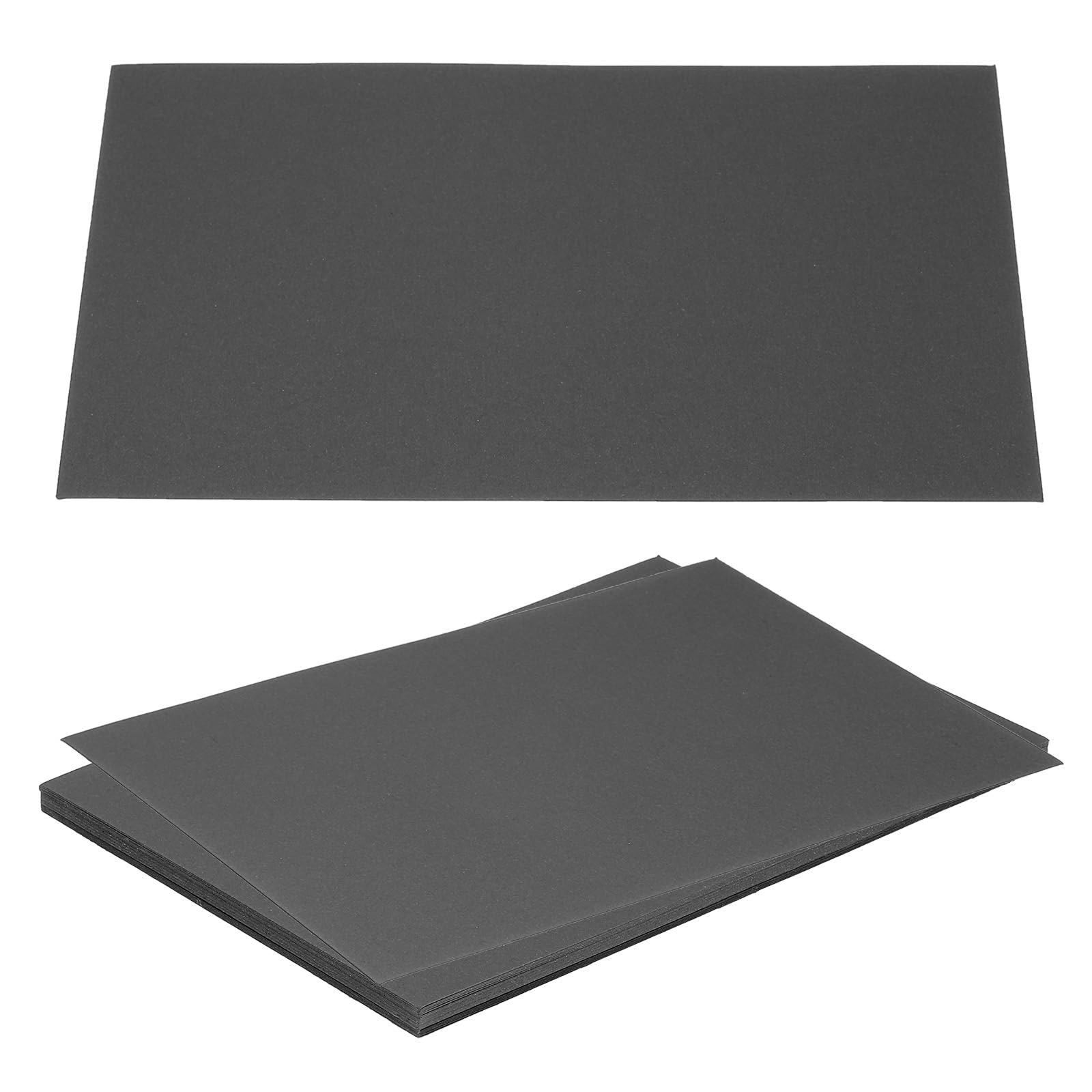 PATIKIL 12x8x0.01" Chipboard Sheets, 20Pcs 12PT Thick Book Board Binders Board Sturdy Bookbinding Supplies for Book Binding Cover, Black